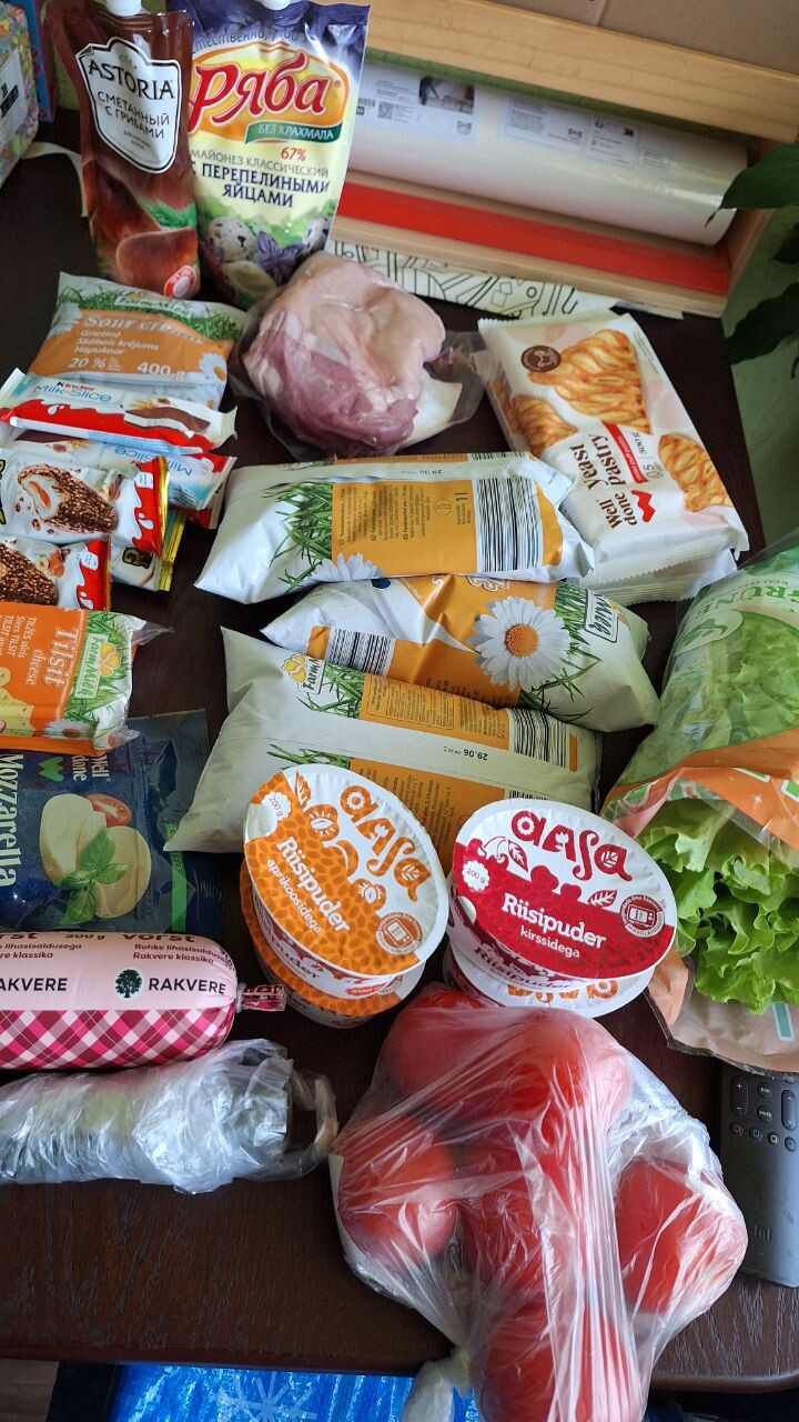 Продуктовые траты. С 21 по 25 июня