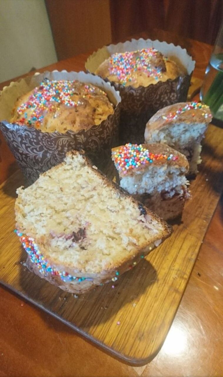 Фисташковый пасхальный кулич