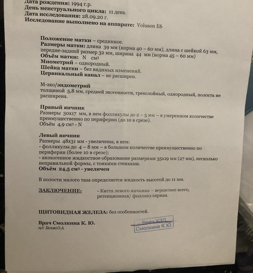 Овуляция(СПКЯ?), дюфастон