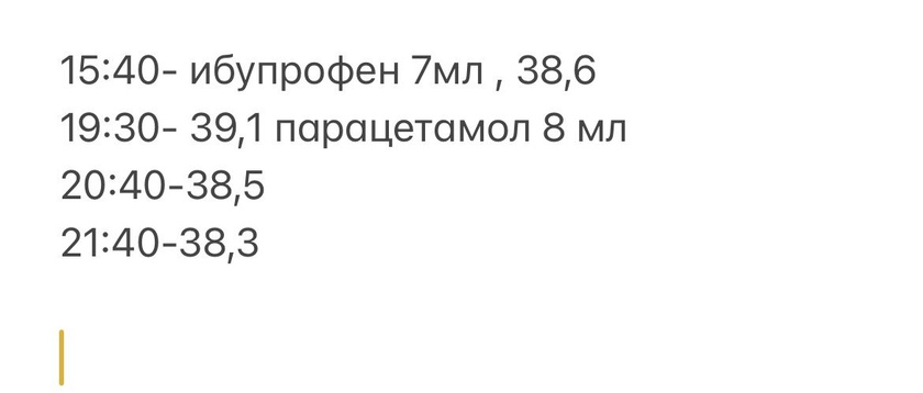 Плохо снижается температура у ребёнка