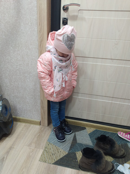 Вчера приодела дочку к