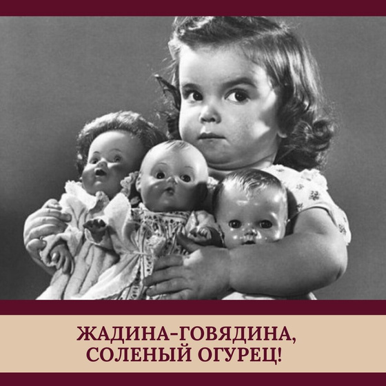Жадина-говядина, солёный огурец!