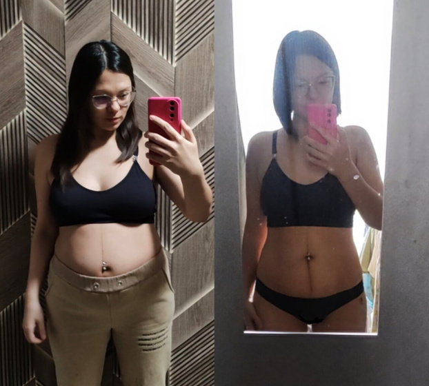 Результаты похудения после кесарева 💪