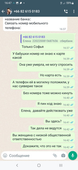 Елена из вацапа