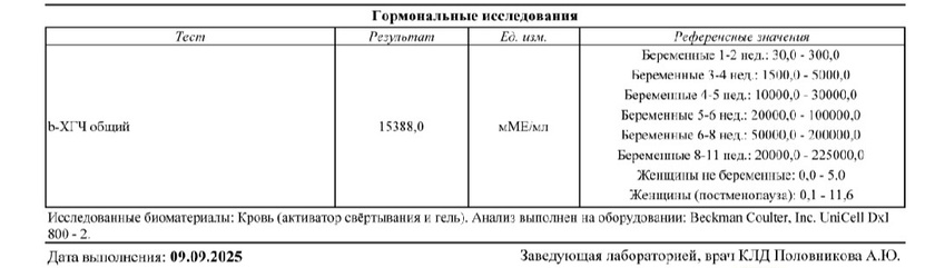 Для своего успокоения сдала снова ХГЧ, на УЗИ 13 только, с нетерпением жду