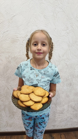 Песочное печенье)) Испекли с