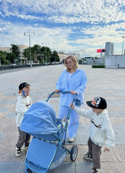 Наша новая колясочка 💙