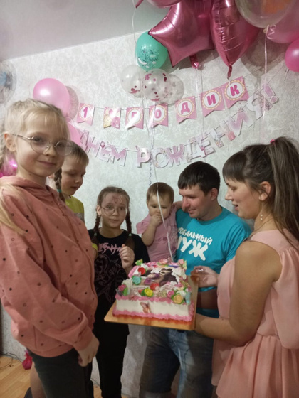 Доченьке годик!16.03.2023