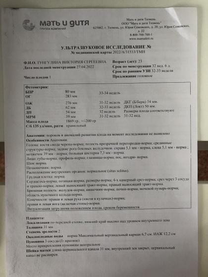 Низкий старт 36,5 недель
