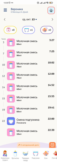 Как наладить питание месячного ребёнка?