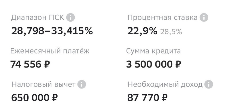 Ипотека в 3 млн (вторичка)