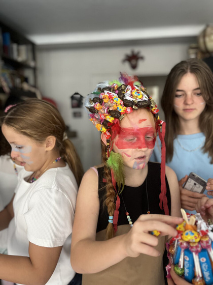 Индейская вечеринка в честь дня Рождения Жозефины.