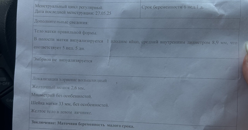Нормально ли, что на этом сроке не виден эмбрион ?