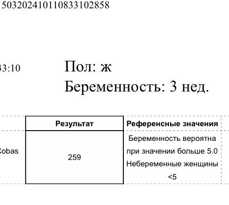 3 я беременность