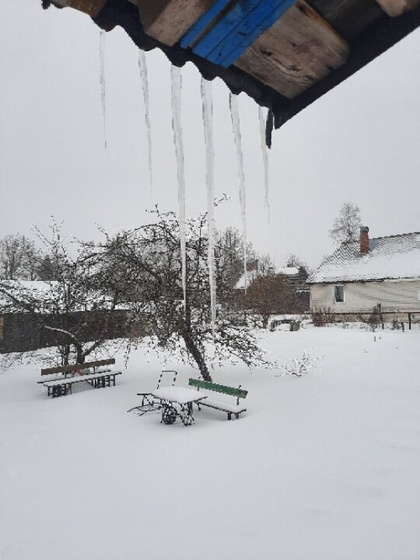 Зима уходить то не хочет ❄️❄️❄️