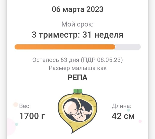 Наши 31 неделя ☺️