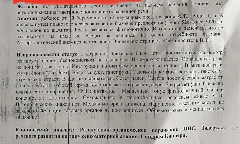 Диагноз невролога