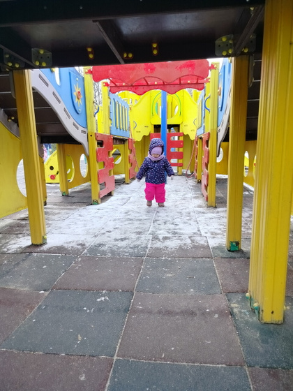 Погуляли немного ❄️