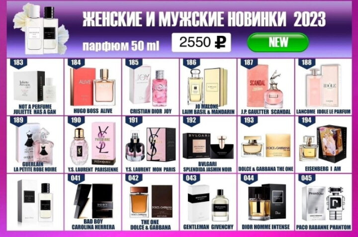 Когда заказывать духи, чтобы