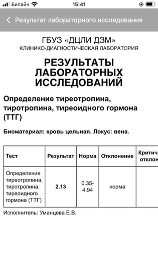 В беременность такой ттг считается нормой?