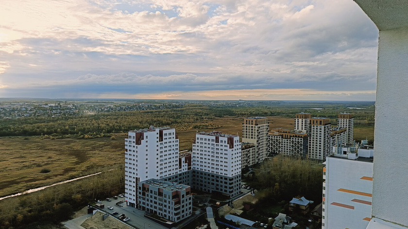 Виды с террасы.