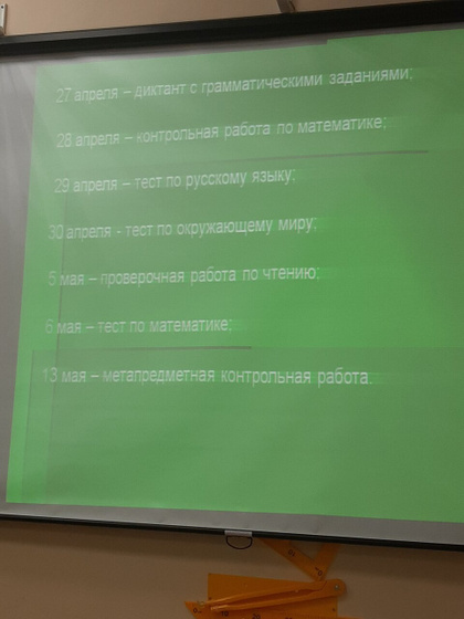 Контрольные в 1 классе