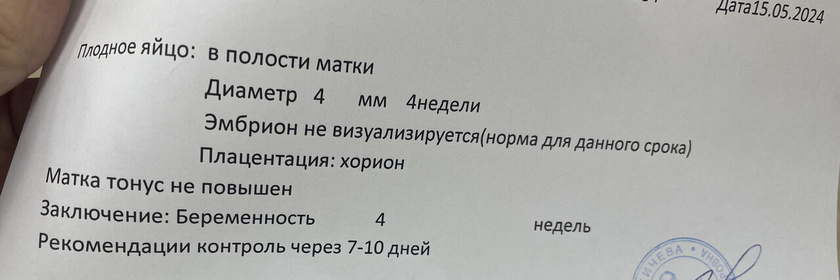 Сходила на УЗИ