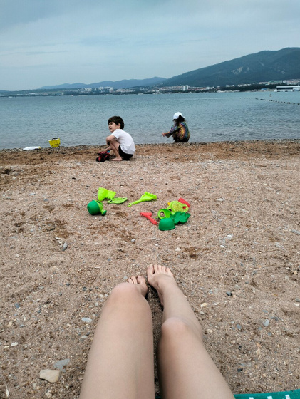 Мы наконец-то на море