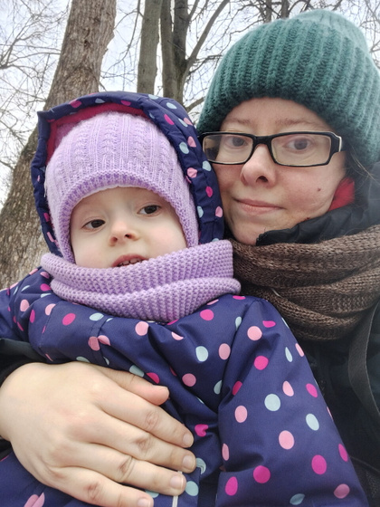 Погуляли немного ❄️