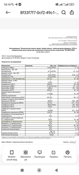 Анализ крови