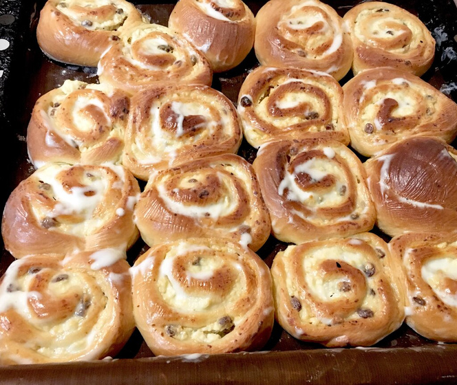 Творожные булочки)