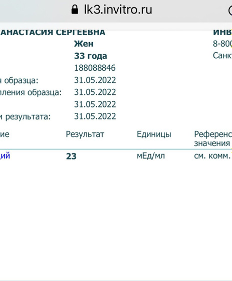 13 дпо, хгч=23