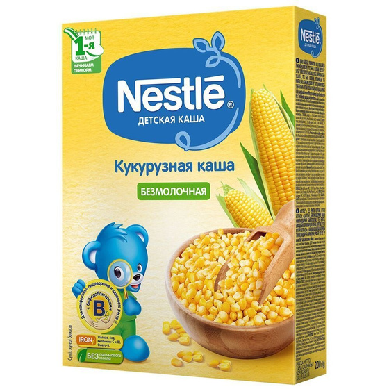 Первый прикорм кашами Nestle