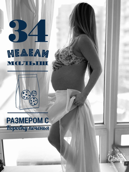 34 недели ✅