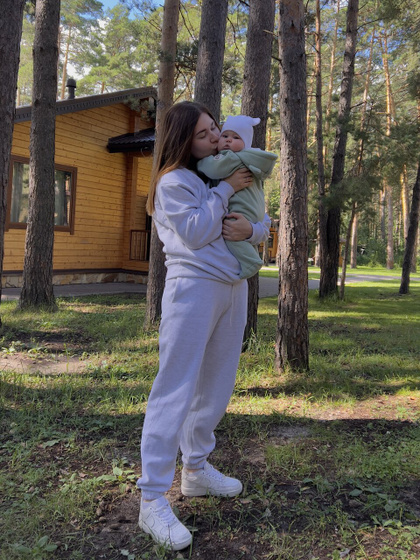 Дочери сейчас 4 месяца.