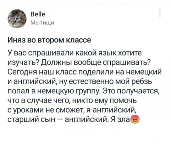 Эпопея с инязом закончилась