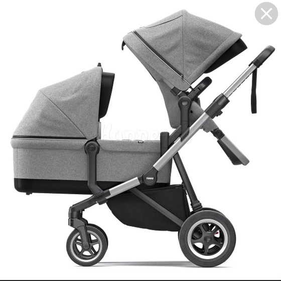 Коляска Thule sleek (погодки, двойня)