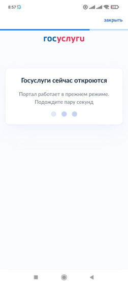 Госуслуги виснут Там где