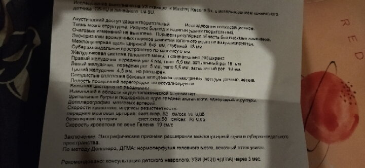Результаты НСГ. Ликвор и гидроцефальный синдром