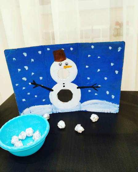 Зимние игры дома❄
