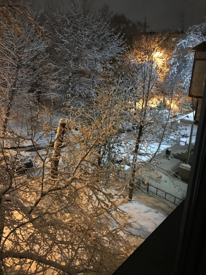 Красота за окном) с Хеллоуином 🎃