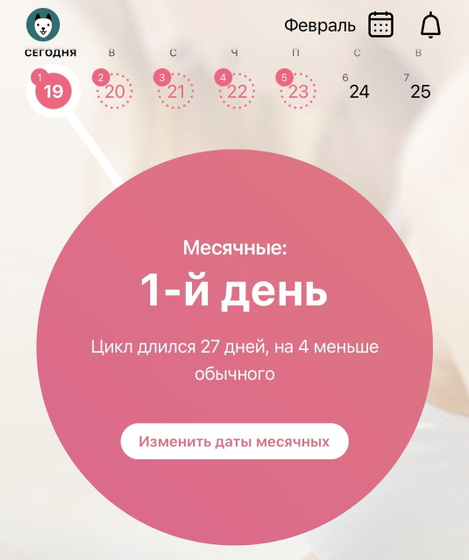 1 день цикла ?