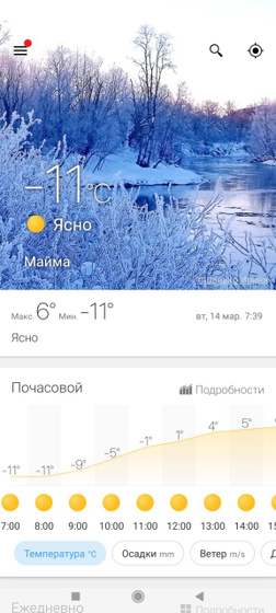Погода...