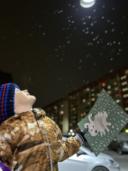 А снег идет ❄️