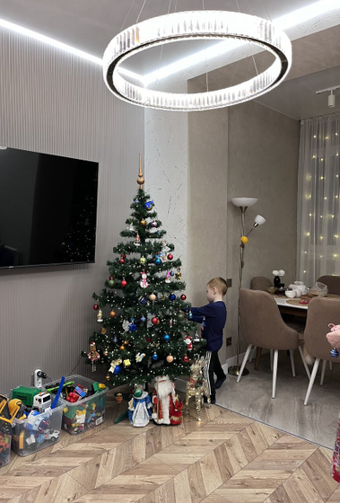 Поставили сегодня елочку )))