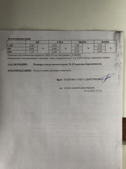Низкий старт 36,5 недель