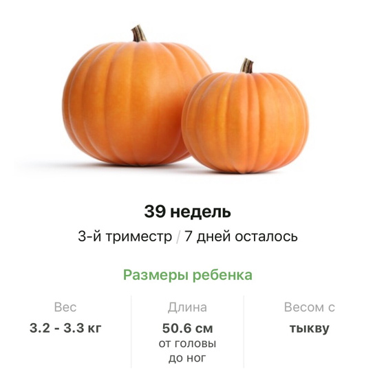 39 недель🩵