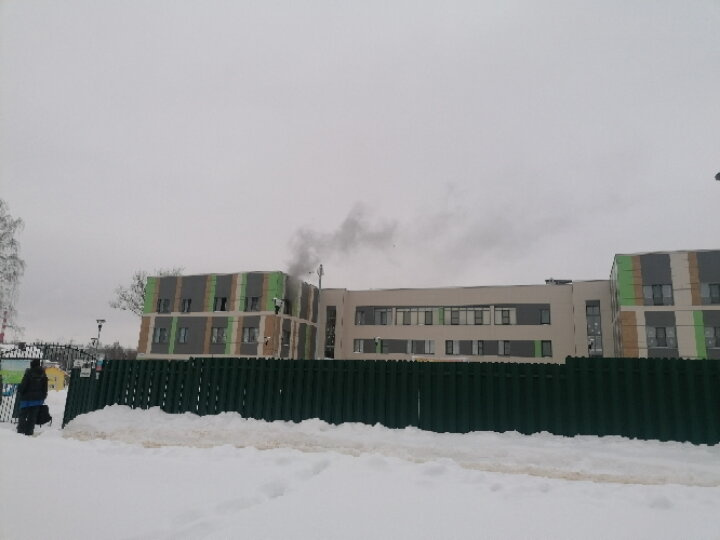Пожар в саду.