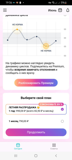 Приложение Flo