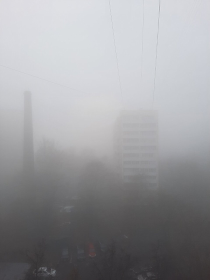 В тумане